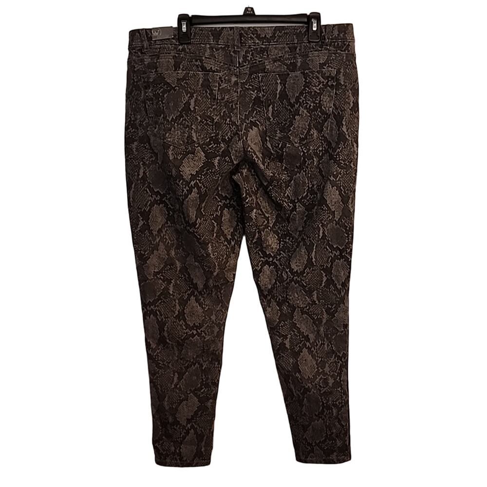 Wit & Wisdom Gray Python Snake Jeans, 18, NWT NWT - image 8